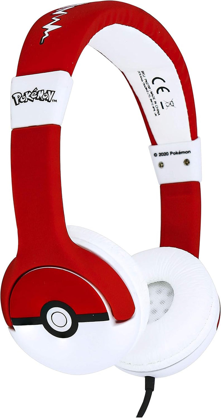 Pokémon Pokéball Wired Headphones for Kids - Universal 3.5mm Jack (2023)