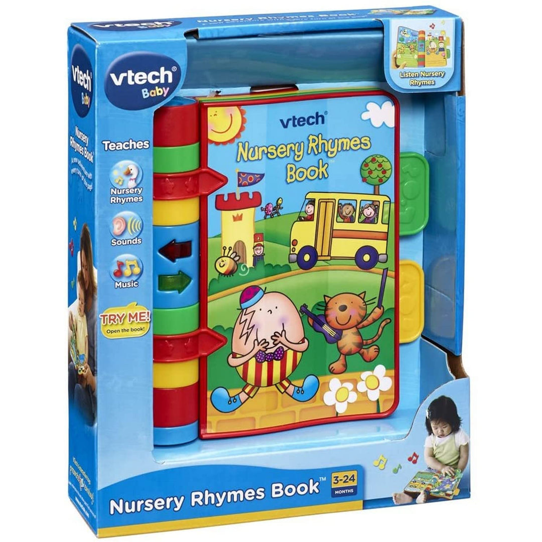VTech Baby Nursery Rhymes Book - Interactive Musical Light-Up Book for 6 Months+
