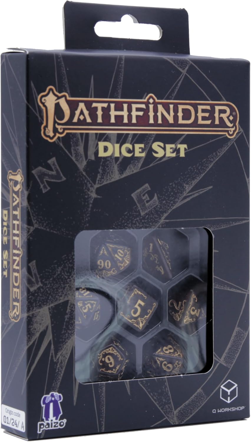 Q WORKSHOP Pathfinder Avistan Themed Dice Set (QWOPAT29)