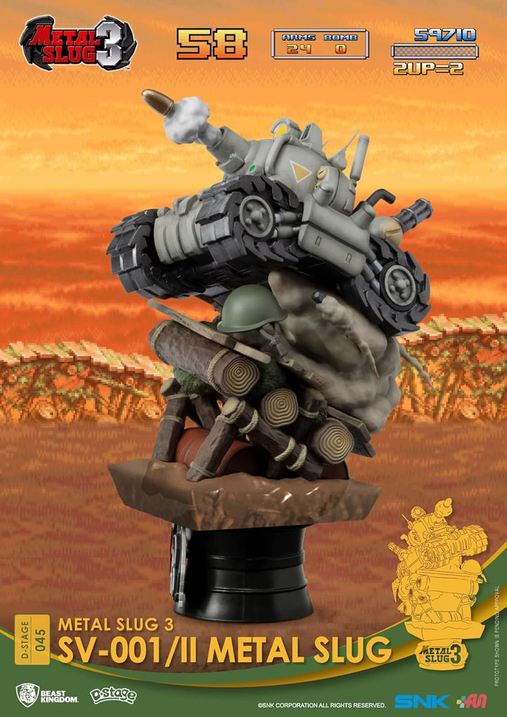 Metal Slug 3 - SV-001 II Metal Slug D-Stage 6 Statue by Beast Kingdom (2023)