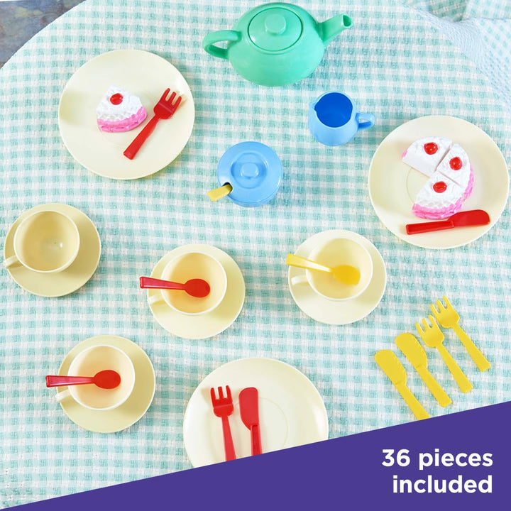 Casdon 33-Piece Tea Set - Pretend Play Toy for Ages 3+