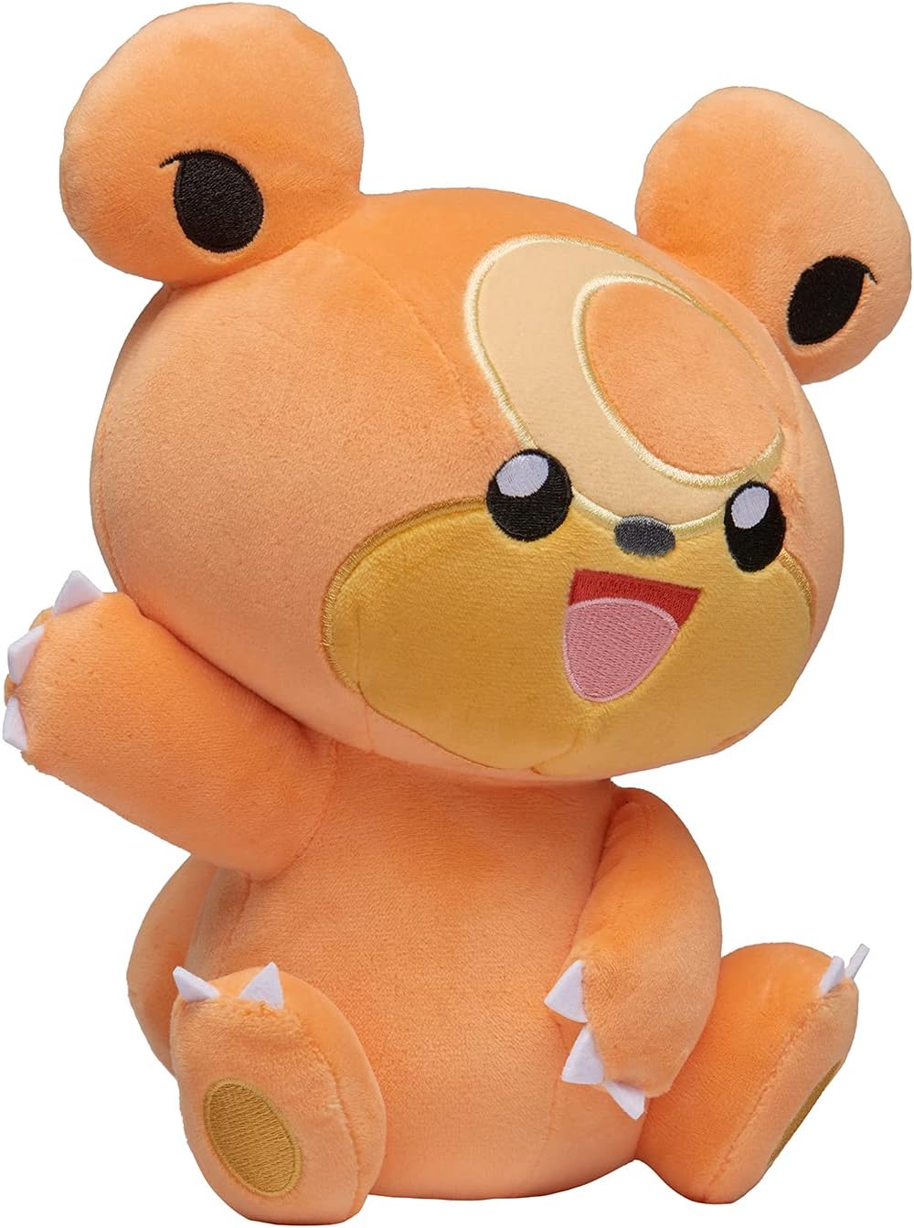 BANDAI Pokemon Teddiursa Plush Toy - 20cm Soft Stuffed Animal for Kids 2+