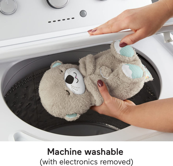 Fisher-Price Soothe 'N Snuggle Otter - Plush Sleep Soother with Breathing Motion, Music & Lights