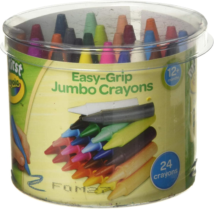 Crayola My First Easy Grip Jumbo Crayons - 24 Count for Toddlers