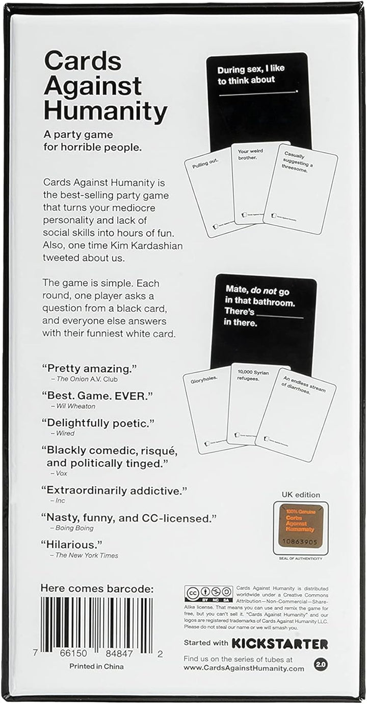 Cards Against Humanity UK Edition Card Game