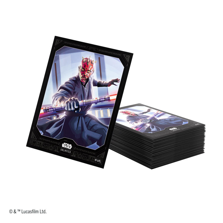 Gamegenic Star Wars: Unlimited Premium Art Sleeves Set 5 - Darth Maul (66mm x 92mm)