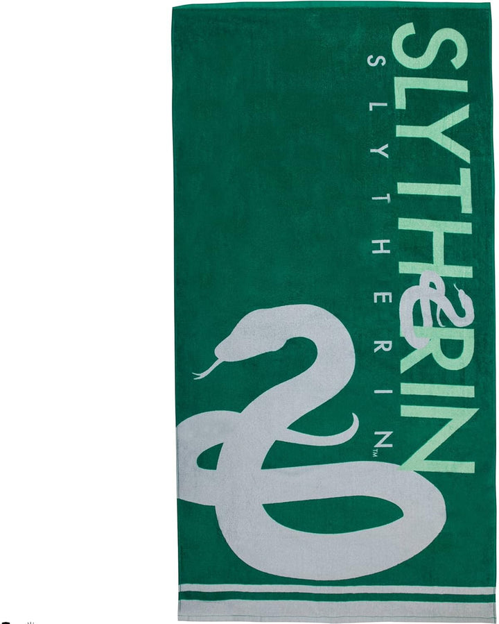 Cinereplicas - Harry Potter Slytherin Beach Towel - Officially Licensed