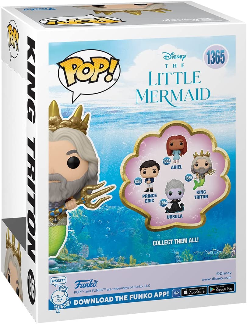 Disney: The Little Mermaid - King Triton Funko 70735 Pop! Vinyl #1365