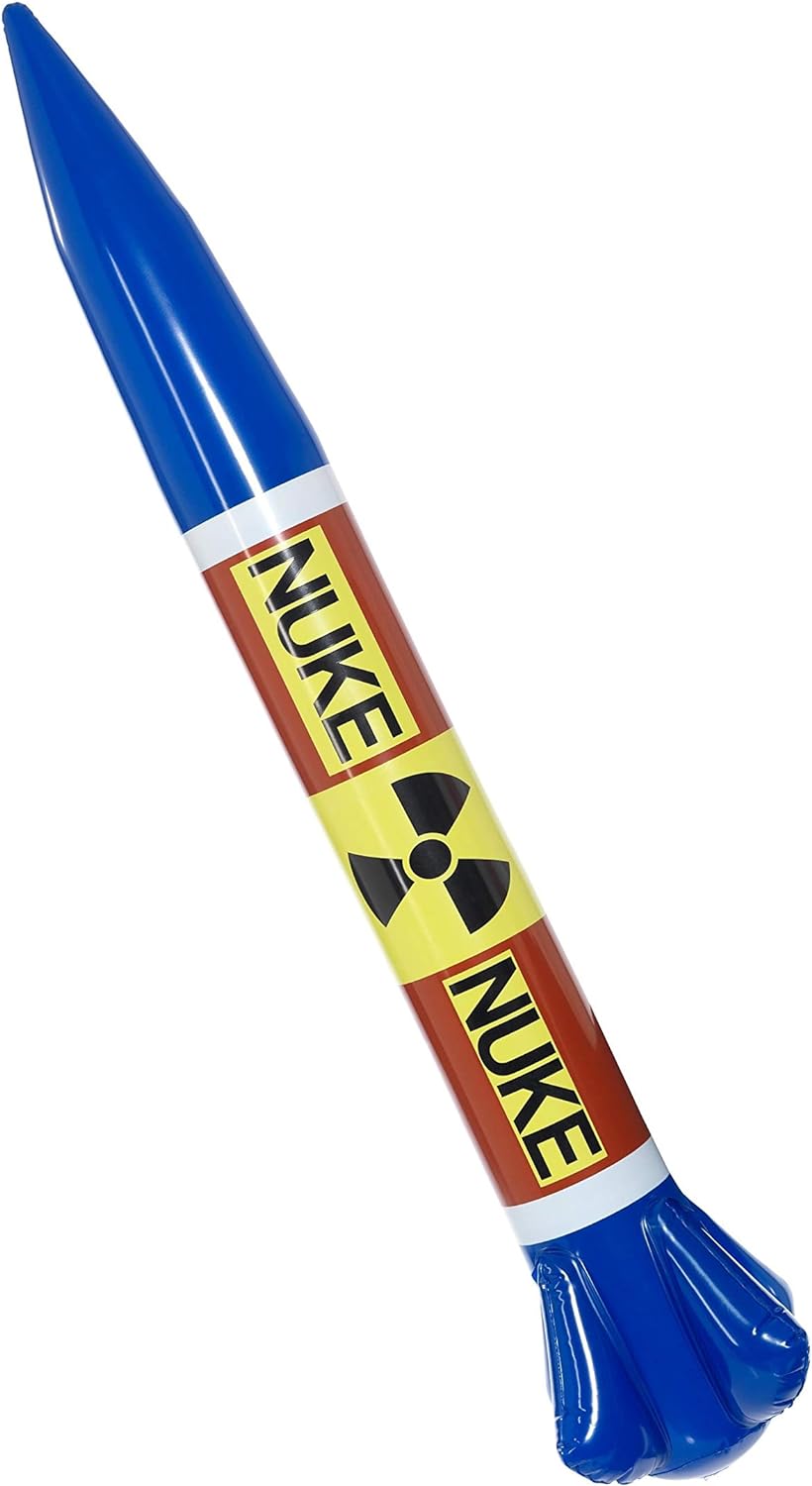 Smiffy's Inflatable Nuclear Missile Costume Accessory - One Size (40307)