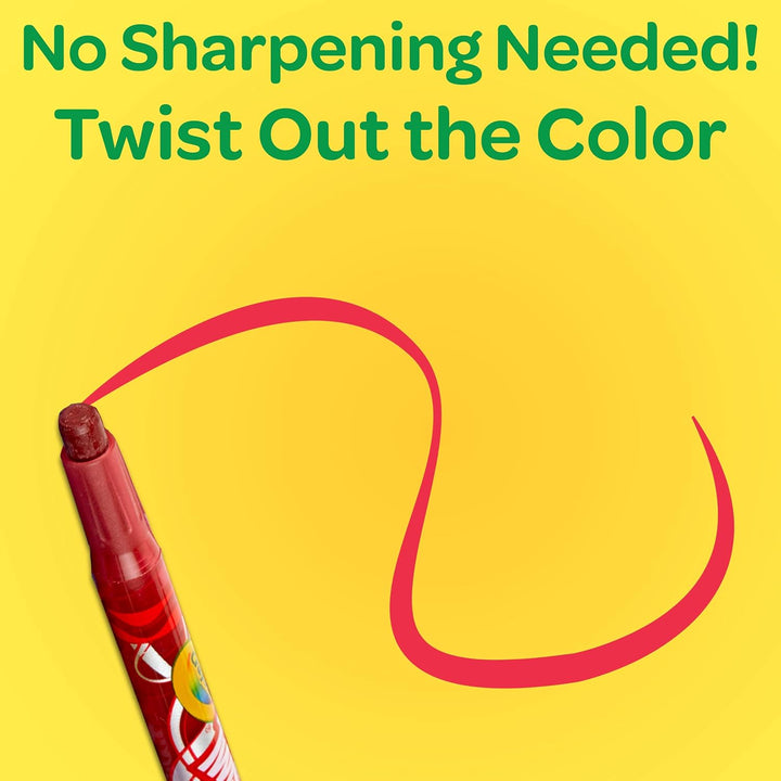 Crayola Twistables Crayons - 12 Count Multicolor Pack
