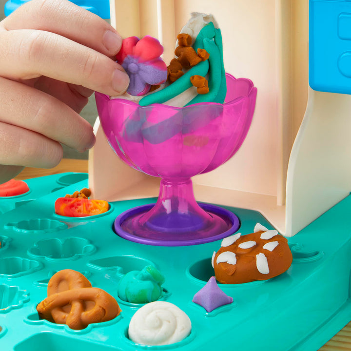 Play-Doh Rainbow Swirl Ice Cream Playset - Creative Arts & Crafts Toy for Kids 3+