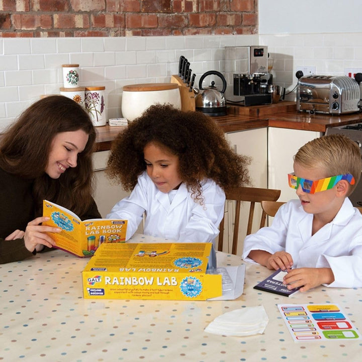 Galt Toys Rainbow Lab Science Kit - STEM Experiments for Kids Ages 5-10