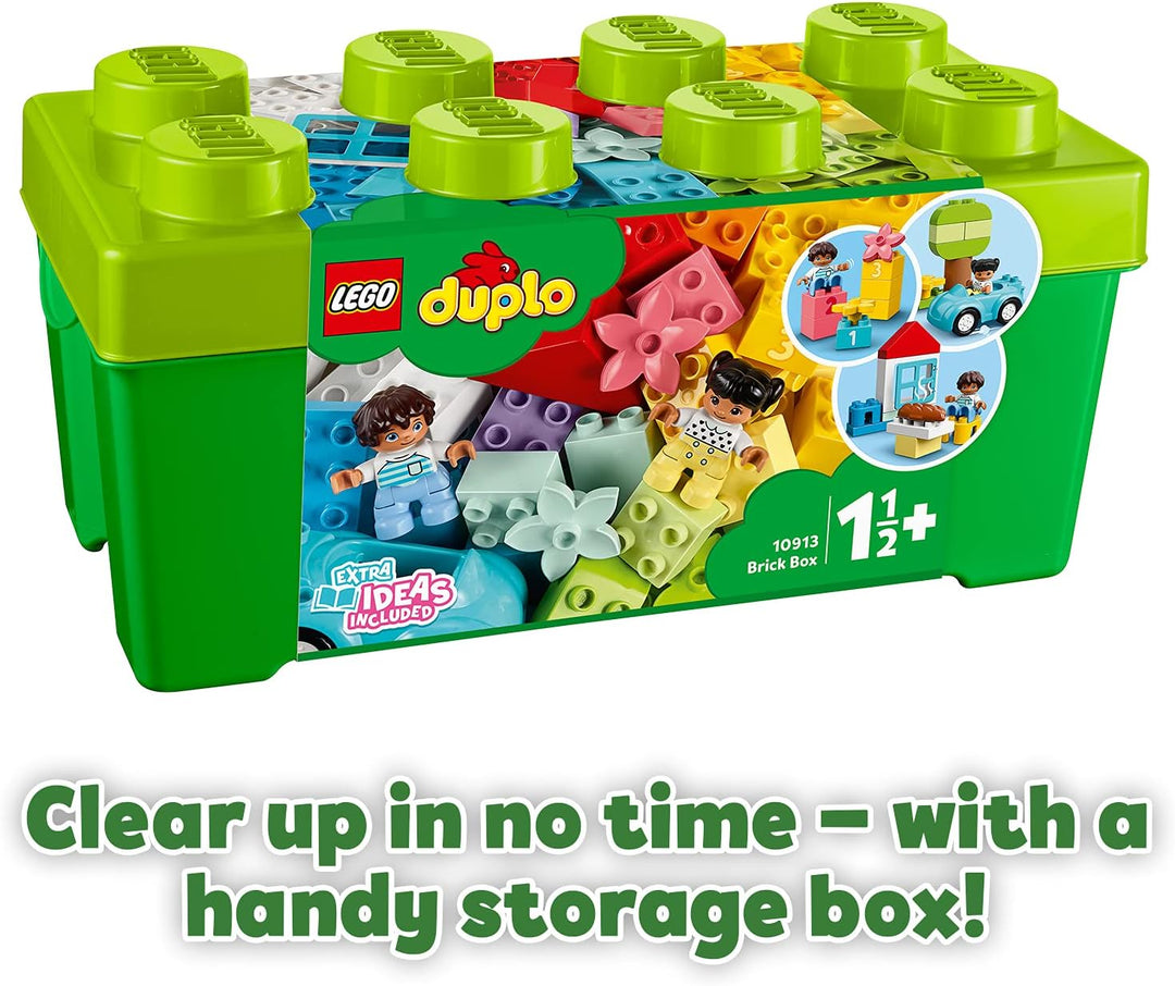 LEGO DUPLO Classic Brick Box 10913 - Building Set with Storage for Toddlers 18 Months+