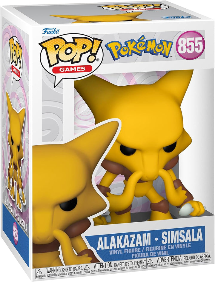 Funko POP! Games Pokémon - Abra & Alakazam Vinyl Figure (74216)