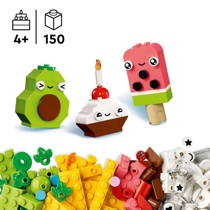 LEGO Classic Creative Food Friends Playset - Building Toy for 4+ Year Olds