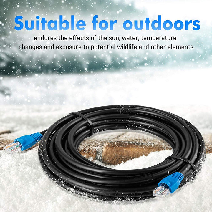 MutecPower Outdoor Direct-Burial Cat5e Ethernet Cable Networking Cable (cat5ou1pk5)
