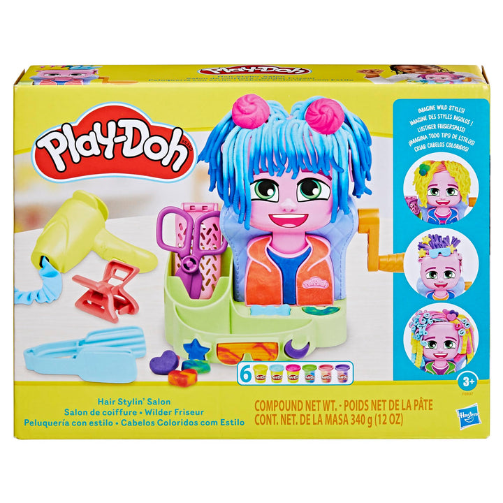Play-Doh Hair Stylin' Salon Playset - Pretend Play & Creative Styling for Ages 3+
