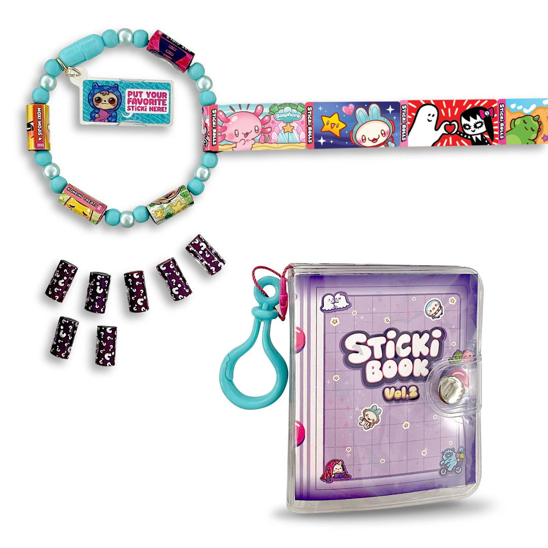 Sky Castle Sticki Rolls Series 2 - Wearable & Shareable Holographic Sticker Book