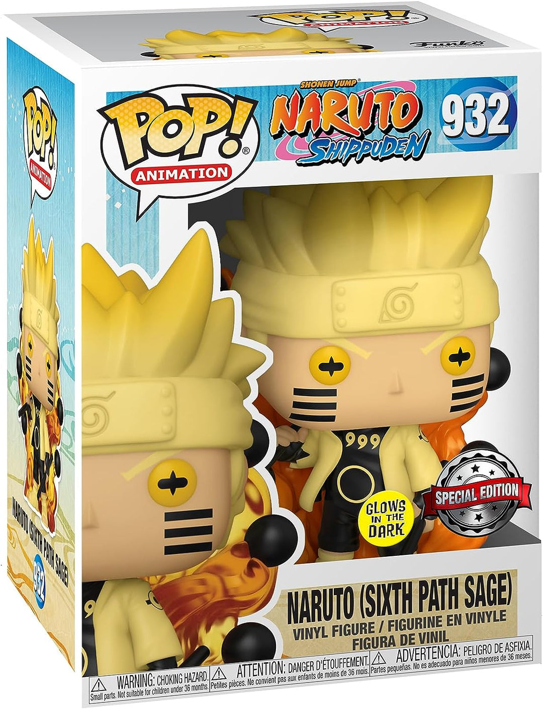 Naruto Shippuden Naruto Sexto Camino Sage Funko 36816 Pop! Vinilo n. ° 932