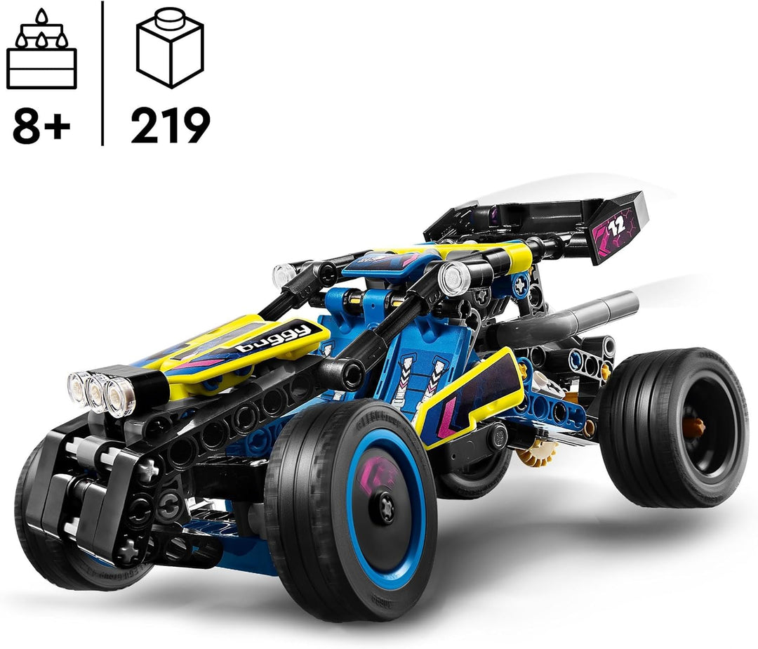 LEGO Technic Off-Road Race Buggy 42164 - 4-Cylinder Engine & Steering Toy for Ages 8+
