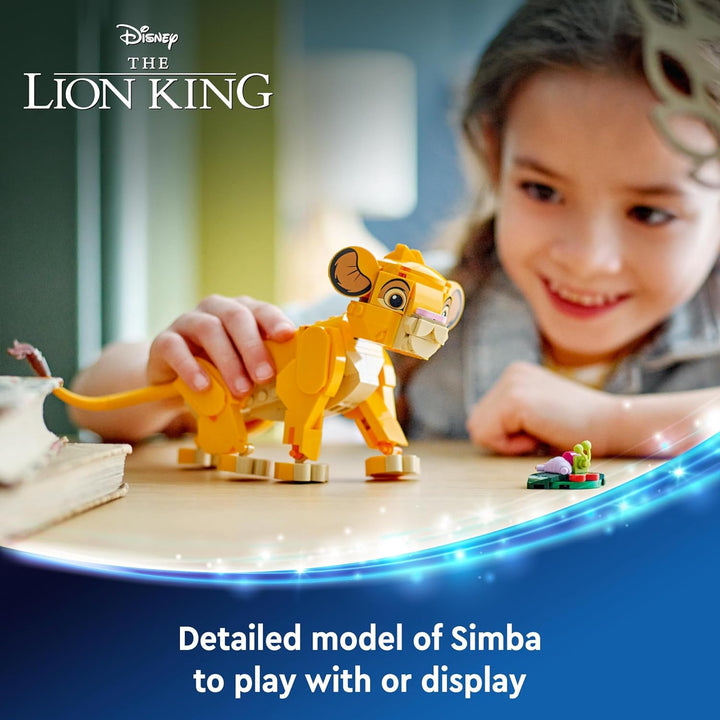 LEGO Disney Simba the Lion King Cub Building Toy - 222-Piece Playset for Ages 6+