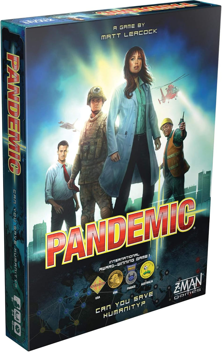 Z-Man Games |Pandemic Board Game | Ages 8+ | For 2 to 4 Players | Average Playtime 45 Minutes