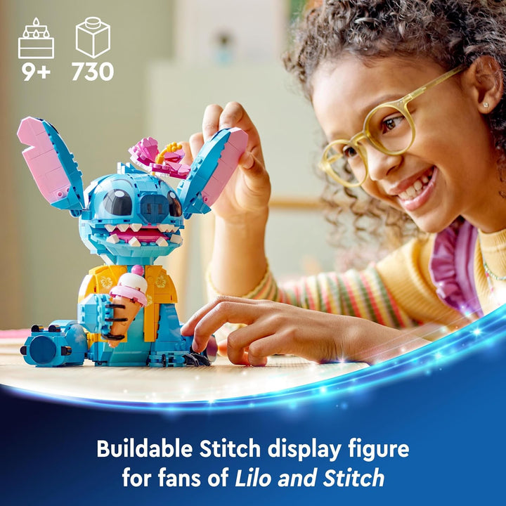 LEGO Disney Stitch Building Toy Set - 730-Piece Playset for Kids 9+