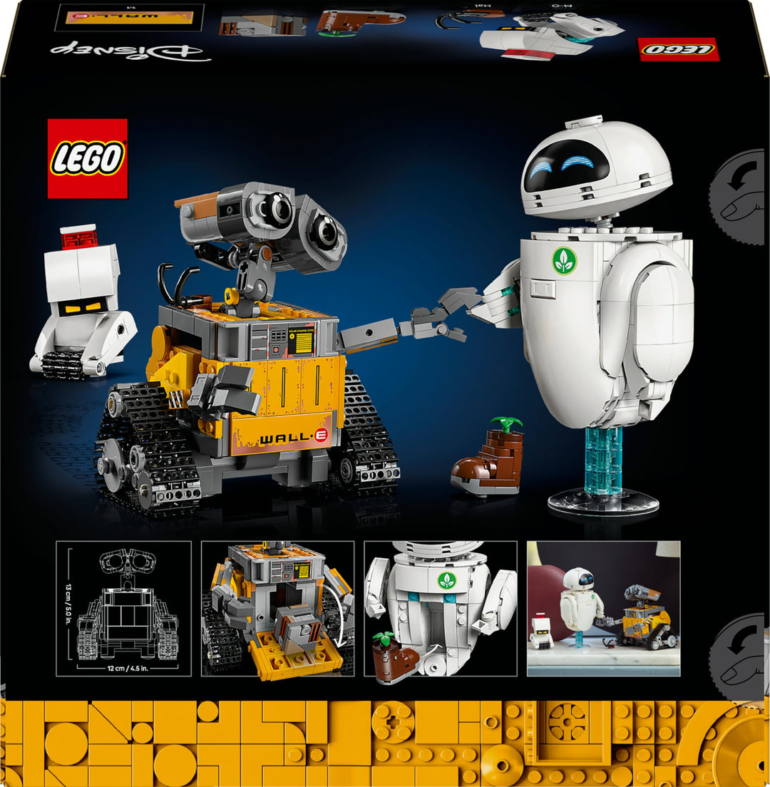 LEGO Disney Pixar WALL-E and EVE Building Set - 811-Piece Display Model for Adults
