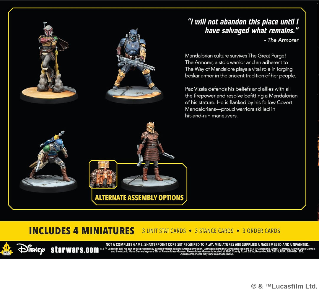 Atomic Mass Games Star Wars Shatterpoint This is The Way Squad Pack Tabletop Miniatures Game (AMGSWP16)