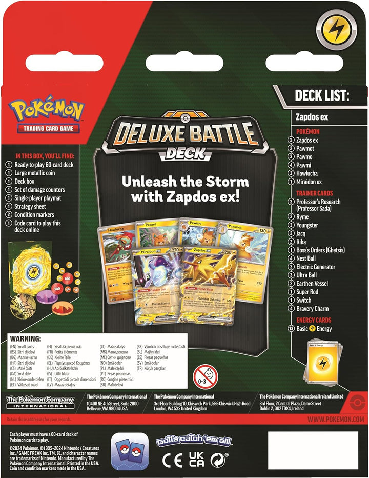 Pokémon TCG: Ninetales ex/Zapdos ex Deluxe Battle Deck (290-85600)