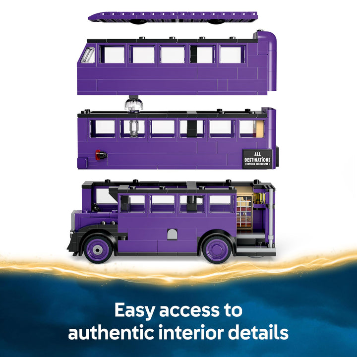 LEGO Harry Potter Knight Bus Adventure - 5 Minifigures & 499-Piece Building Set for Ages 8+