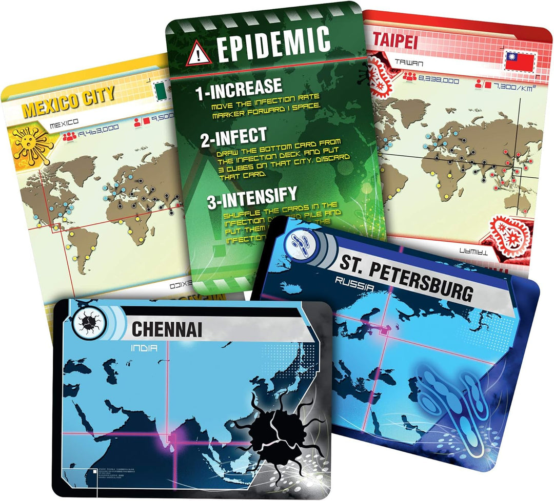 Z-Man Games |Pandemic Board Game | Ages 8+ | For 2 to 4 Players | Average Playtime 45 Minutes