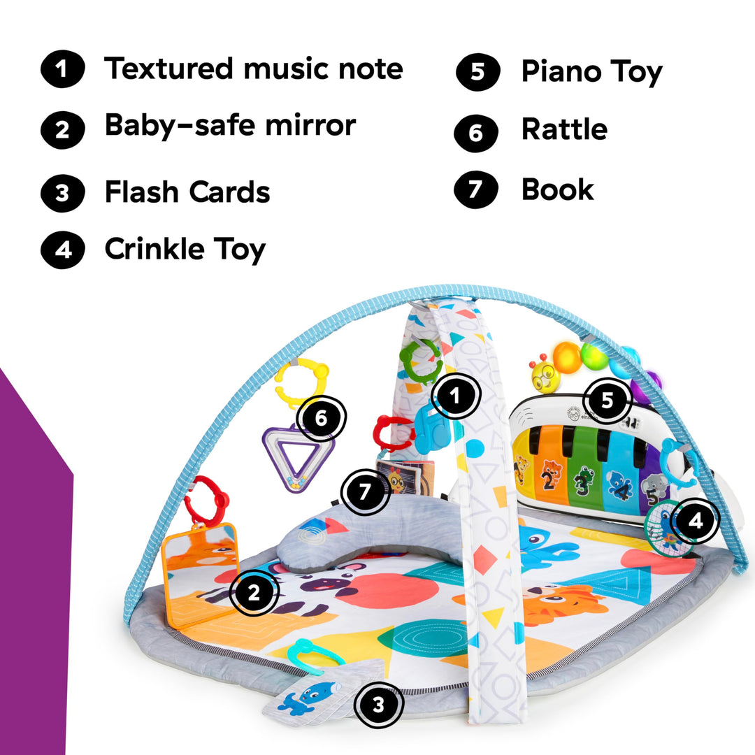 Baby Einstein - 4-in-1 Kickin' Tunes Music and Language Discovery Play Gym