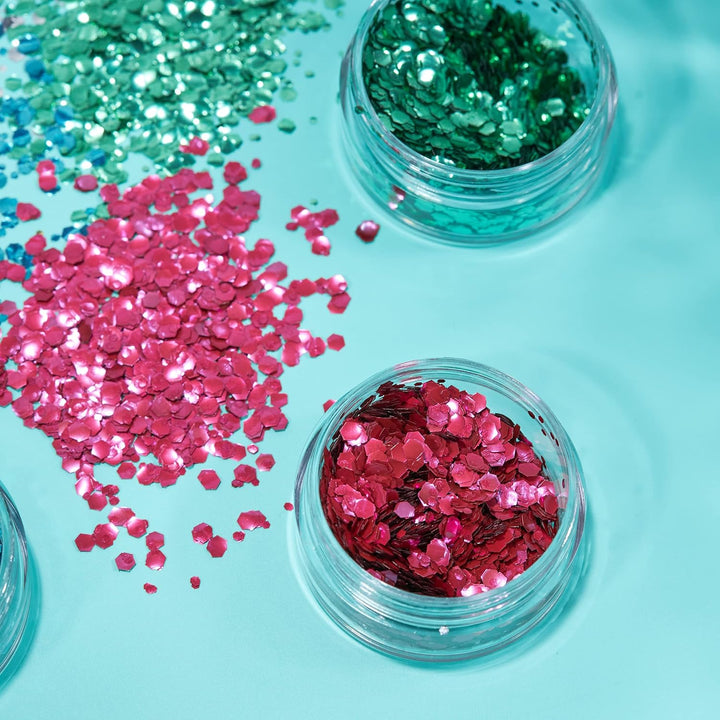 Moon Glitter - Biodegradable Eco Chunky Glitter Cosmetic Bio Festival Makeup Glitter (G13856)