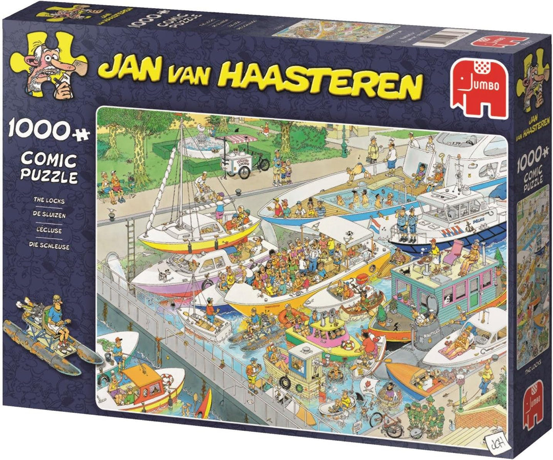 Jan Van Haasteren Jigsaw Puzzles - The Locks 1000 Piece Puzzle (19067)