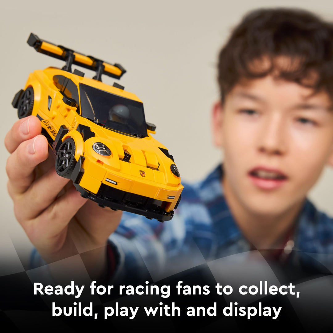 LEGO Speed Champions Porsche 911 GT3 RS Super Car Toy - Building Set for Kids 9+