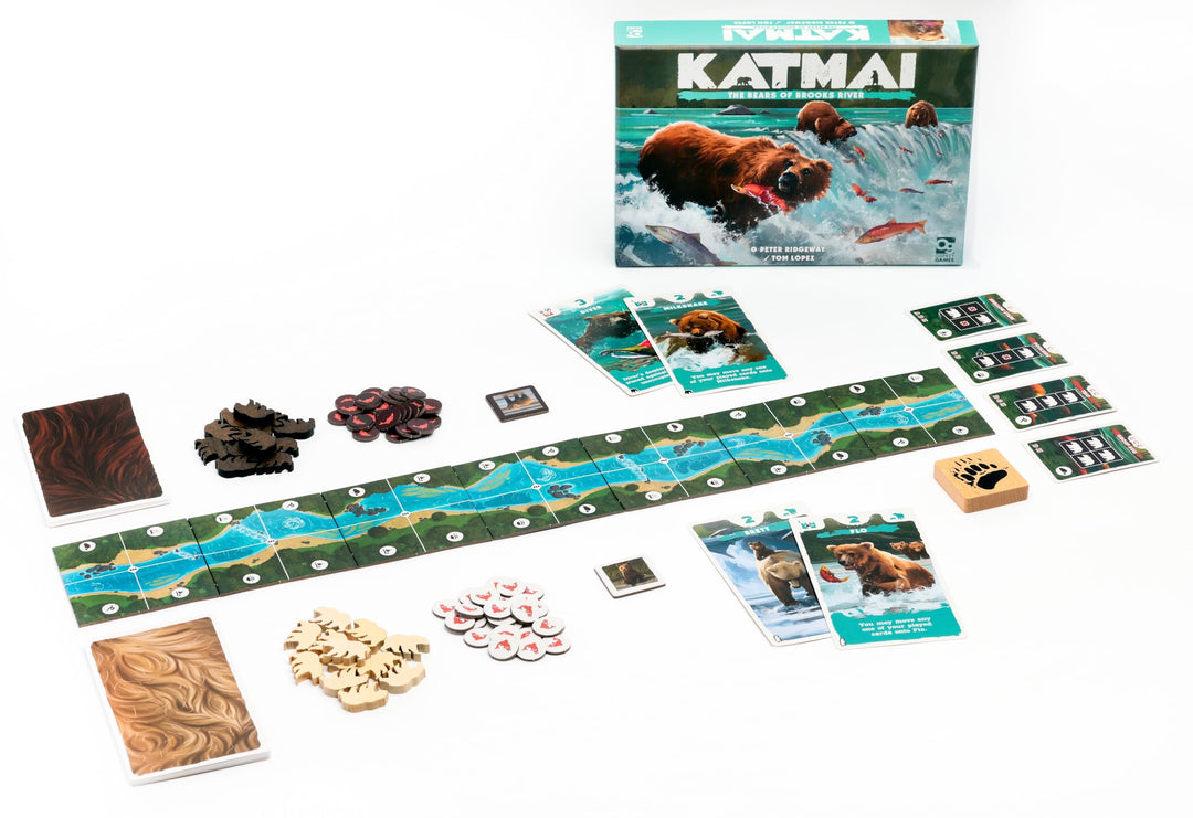 Osprey Games Katmai: The Bears of Brooks River - Strategic Board Game