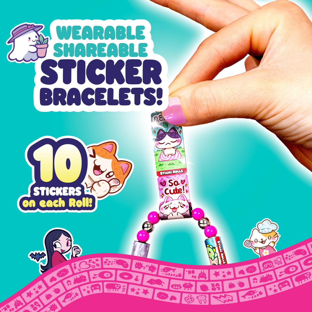 Sky Castle Sticki Rolls Series 2 - Wearable & Shareable Holographic Sticker Book