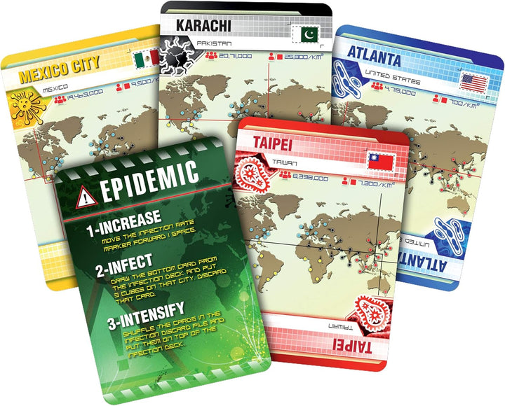 Z-Man Games |Pandemic Board Game | Ages 8+ | For 2 to 4 Players | Average Playtime 45 Minutes