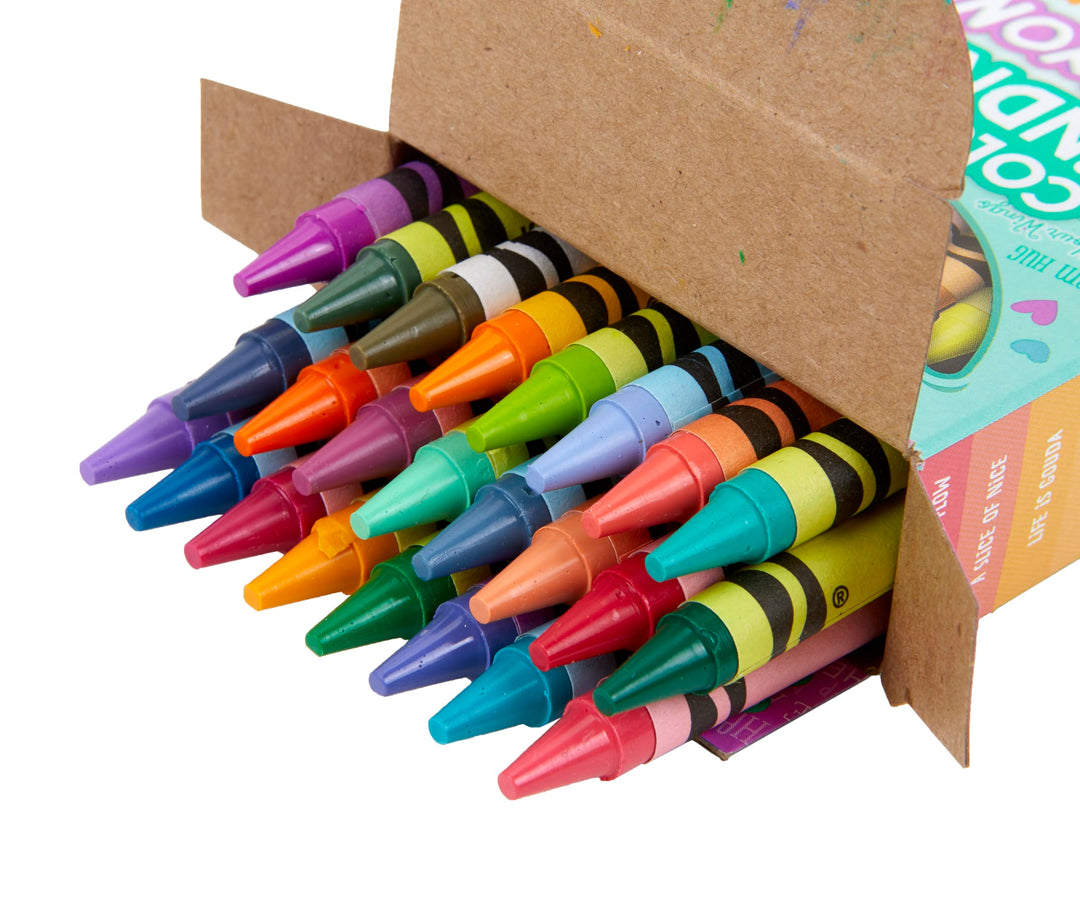 CRAYOLA Colours of Kindness Crayons - 24 Assorted Colors with Special-Edition Names