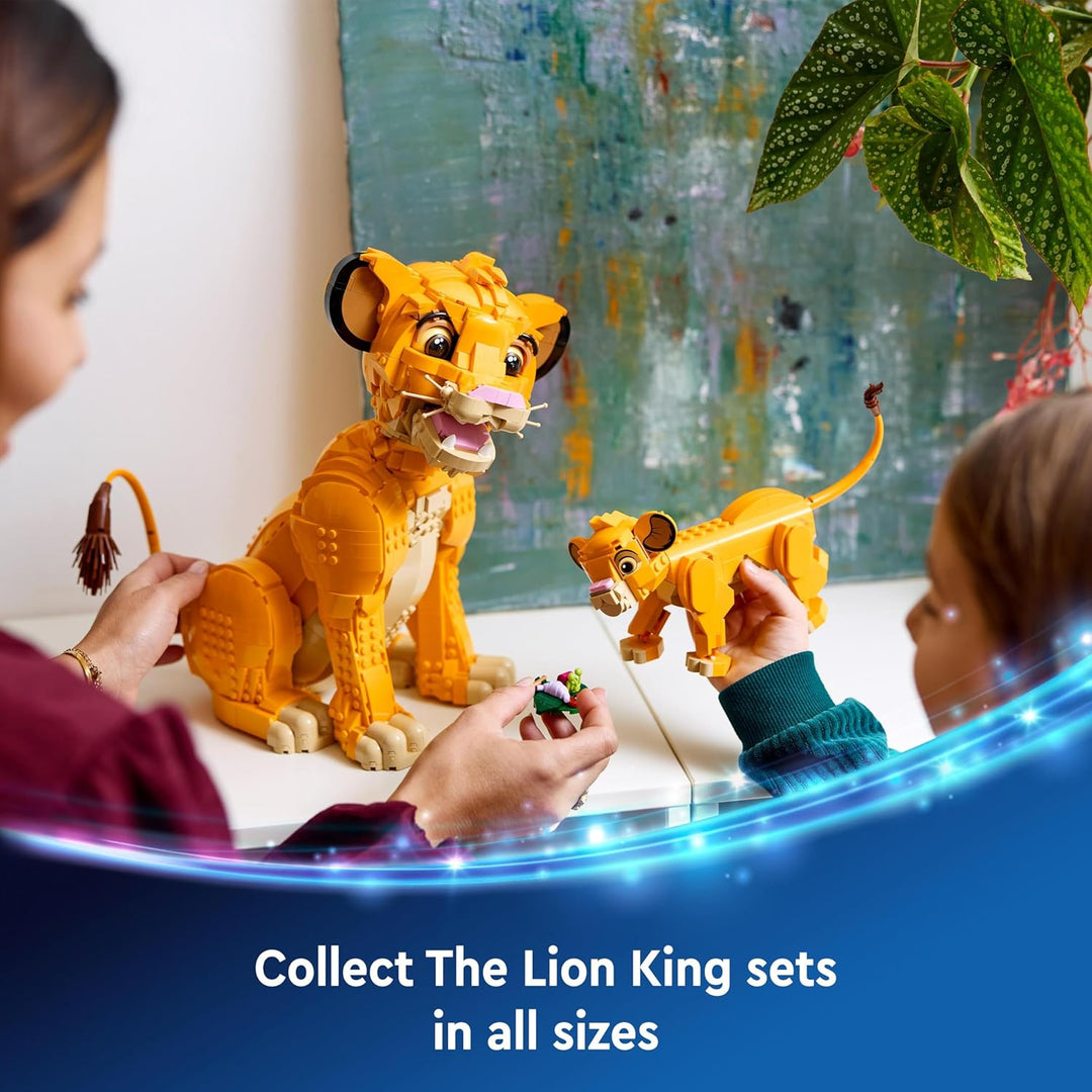 LEGO Disney Simba the Lion King Cub Building Toy - 222-Piece Playset for Ages 6+