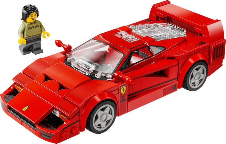 LEGO Speed Champions Ferrari F40 Supercar Buildable Vehicle - 318-Piece Toy Car for Ages 9+