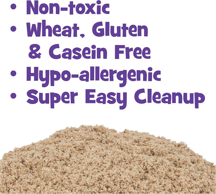 Kinetic Sand Natural Brown 907g - Squeeze & Shape Sensory Play Sand for Kids