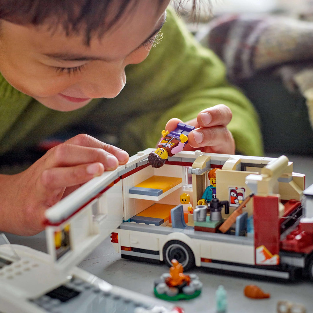 LEGO City Holiday Adventure Camper Van Toy - Building Set for 6+ Year Olds