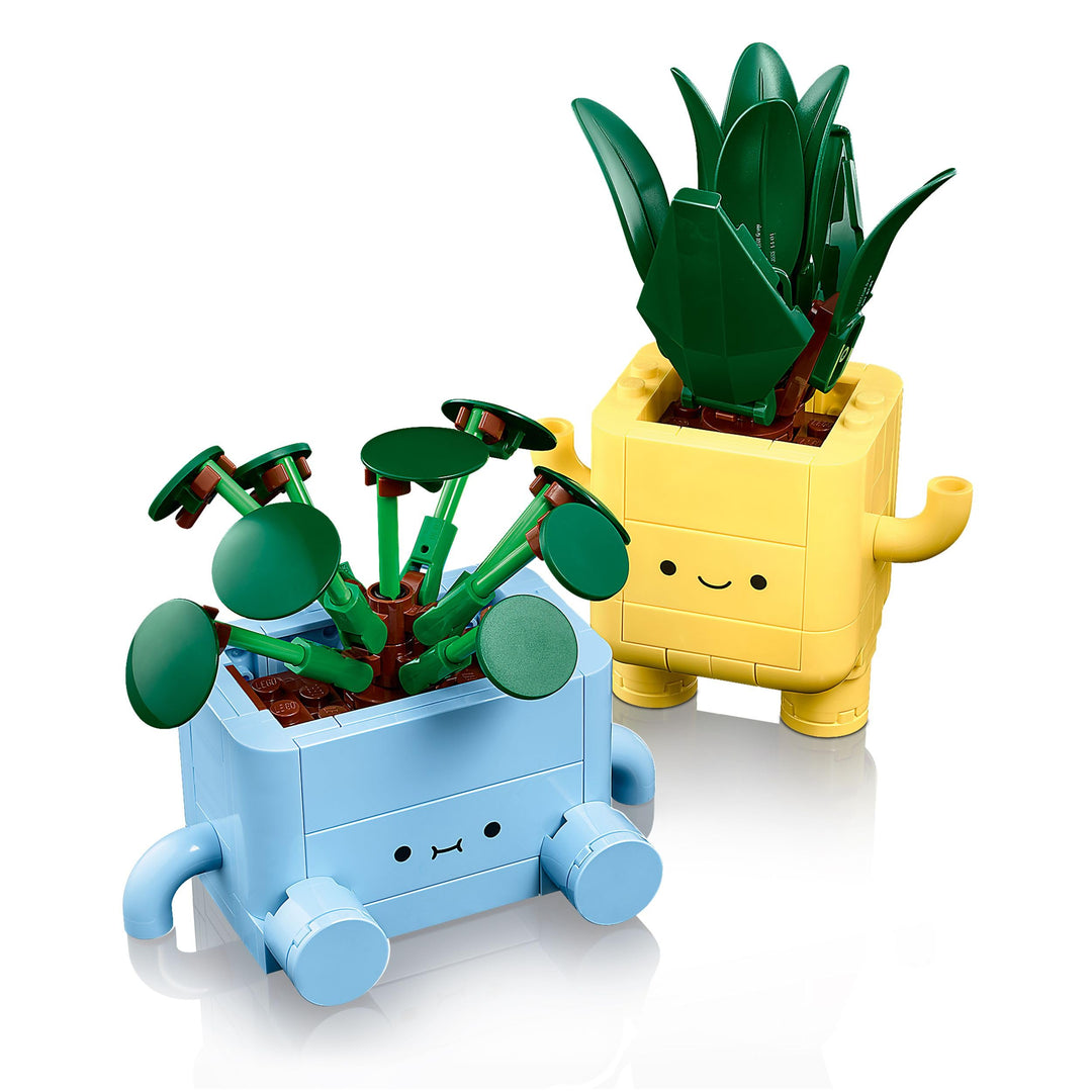 LEGO Botanicals Happy Plants Building Set - 217-Piece Craft Kit for Kids 9+