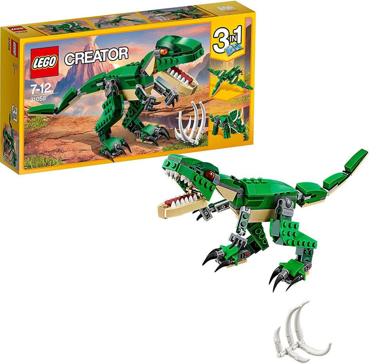 LEGO Creator Mighty Dinosaurs 3-in-1 Building Set - T-Rex, Triceratops & Pterodactyl