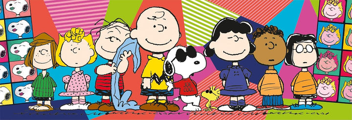 Clementoni Panorama Peanuts Comic Series - Snoopy & Friends 1000-Piece Jigsaw Puzzle (39805)