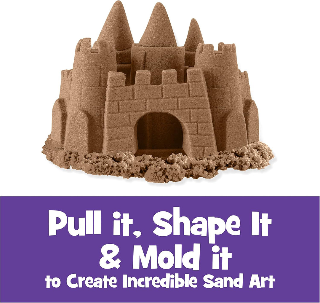 Kinetic Sand Natural Brown 907g - Squeeze & Shape Sensory Play Sand for Kids