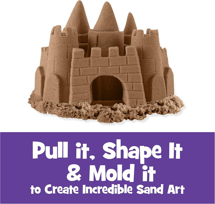 Kinetic Sand Natural Brown 907g - Squeeze & Shape Sensory Play Sand for Kids