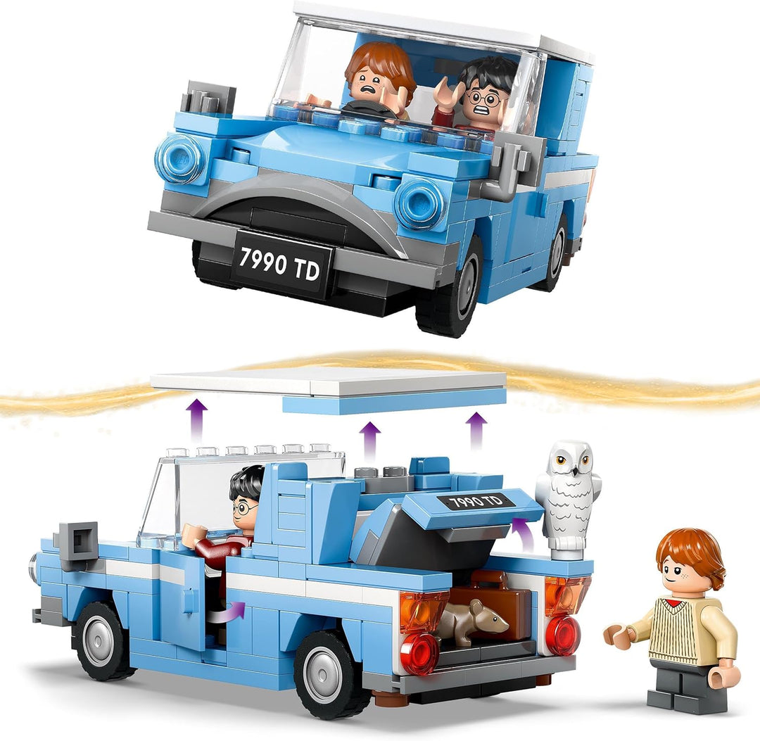 LEGO Harry Potter Flying Ford Anglia 76424 Building Set - 165-Piece Car Toy with Minifigures for Kids 7+